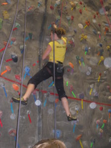 Wall Staffer Climbing